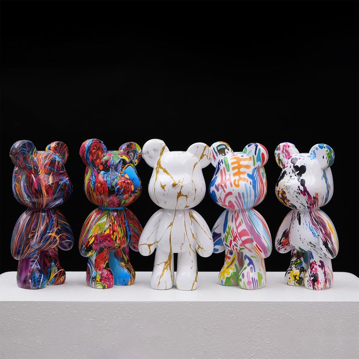 Resin Bear Statue Decor – Modern Animal Sculpture for Home - Trenduff