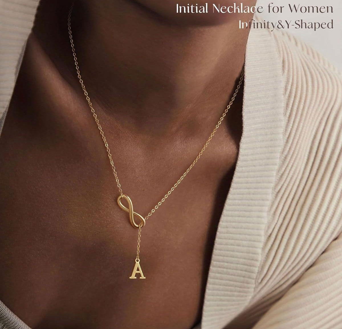 26 Letter Heart-Shaped Y Necklace – Personalized Initial Pendant Jewelry