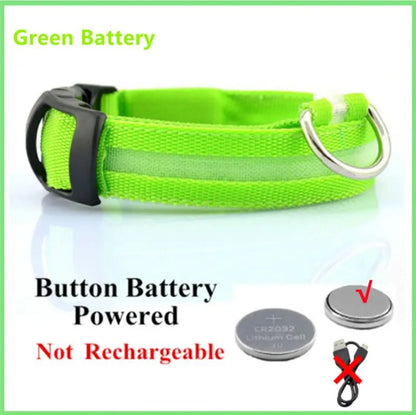 Electronic Pet LED Dog Collar – Rechargeable Safety Collar for Dogs - Trenduff