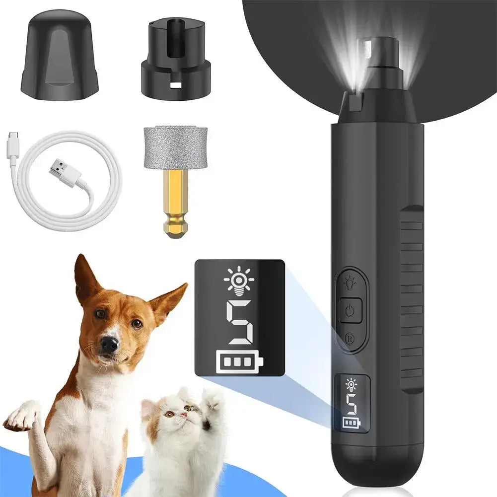 Electric pet nail trimmer for dogs and cats at home