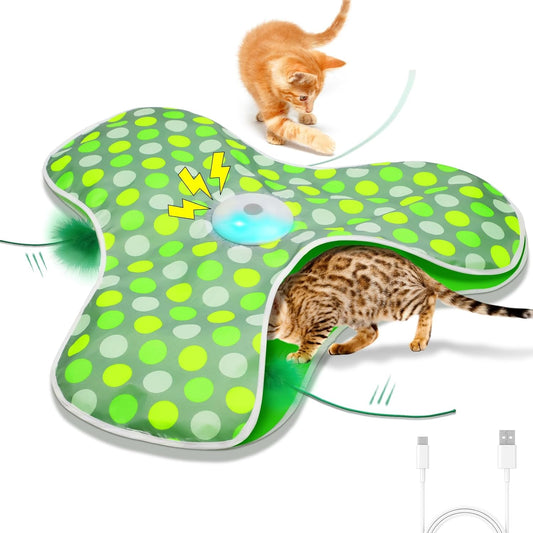 Interactive Cat Toy Rechargeable – Smart Self Play Toy for Indoor Cats - Trenduff