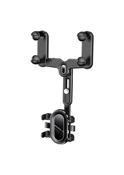 Rear View Mirror Car Phone Holder – Rotatable & Stable Mount - Trenduff