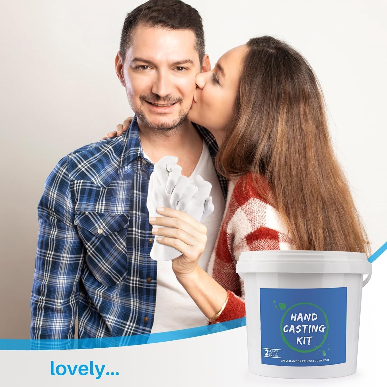 Hands Casting Kit for Couples – DIY Plaster Hand Mold for Memories - Trenduff