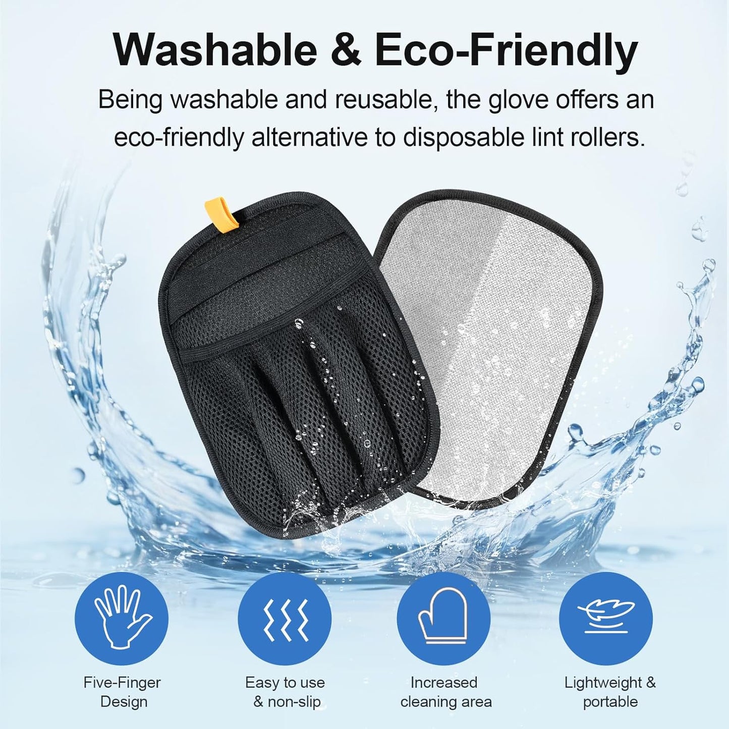 Pet Hair Removal Glove – Reusable Electrostatic Cleaner for Cats & Dogs - Trenduff