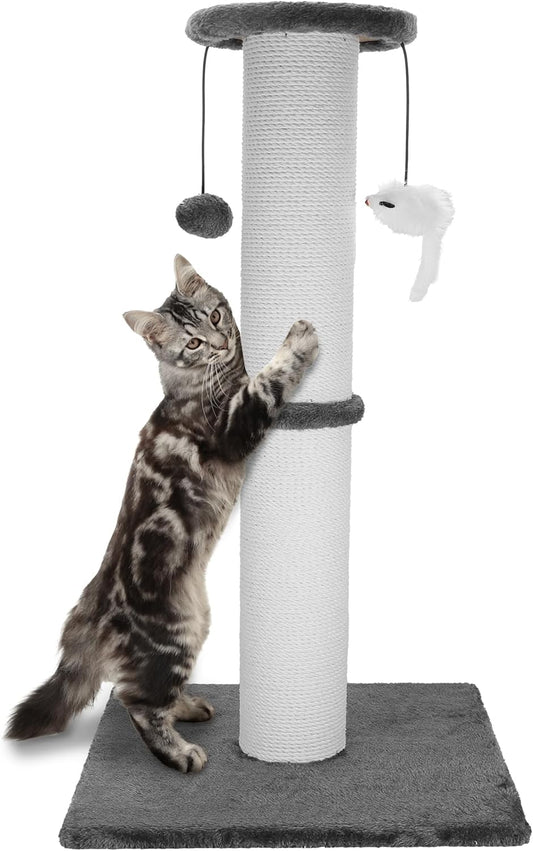 Heavy Duty Cat Scratching Post – Tall Indoor Tower - Trenduff