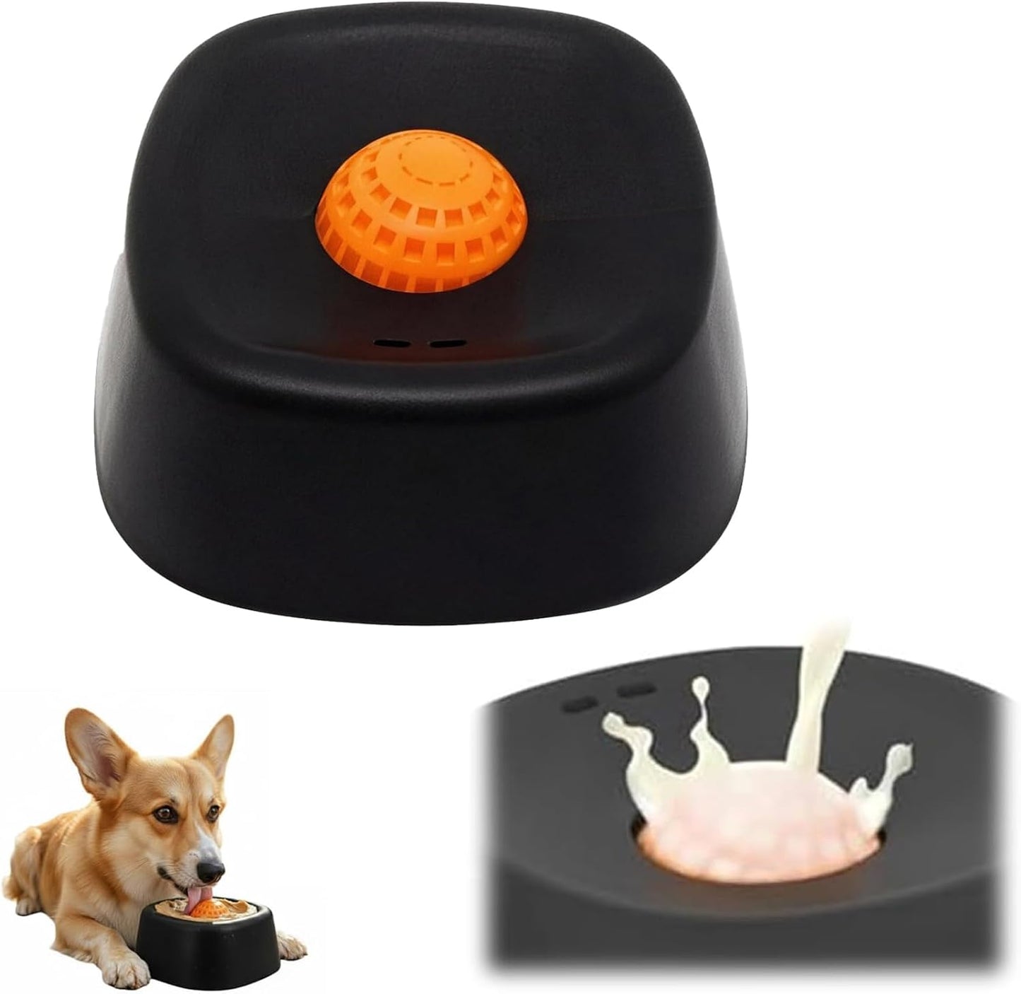 Slow Feeder Dog Bowl – Spill Resistant Lick Mat Puzzle Toy - Trenduff