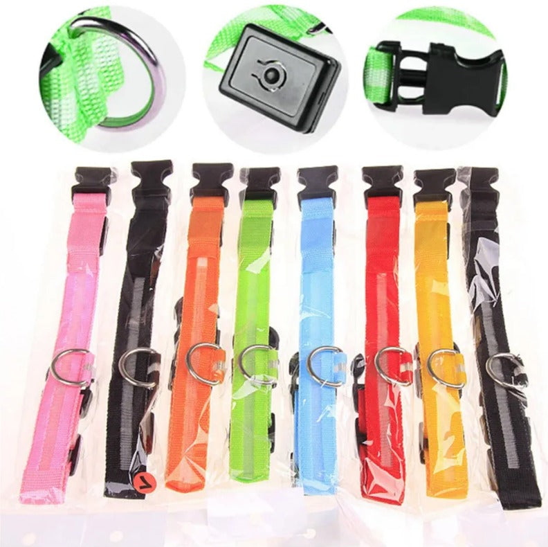 Electronic Pet LED Dog Collar – Rechargeable Safety Collar for Dogs - Trenduff