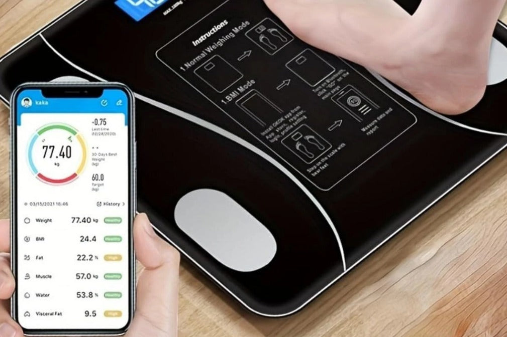 Smart Digital Body Weight Scale with Bluetooth App Sync - Trenduff