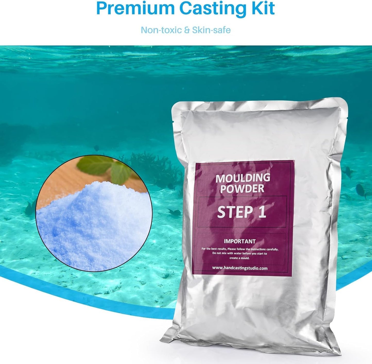 Hands Casting Kit for Couples – DIY Plaster Hand Mold for Memories - Trenduff