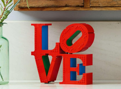 Love Collectible Building Set – DIY Home Decor Gift for Adults