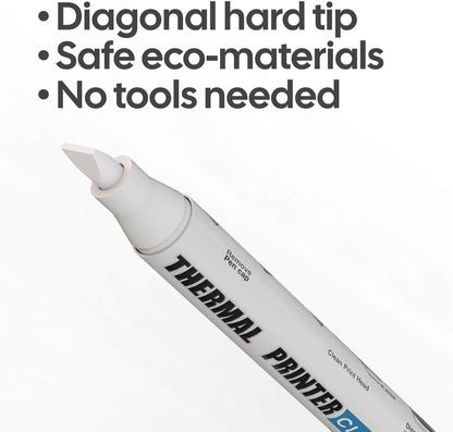 Thermal Printer Cleaning Pen 10 Pack – Easy Printhead Maintenance Tool - Trenduff