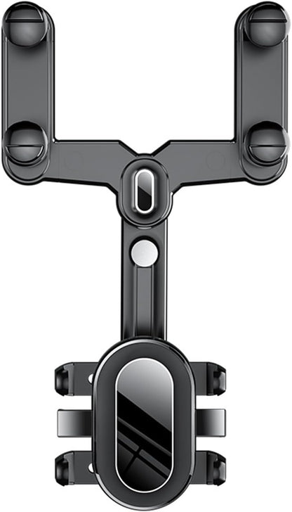 Rear View Mirror Car Phone Holder – Rotatable & Stable Mount - Trenduff