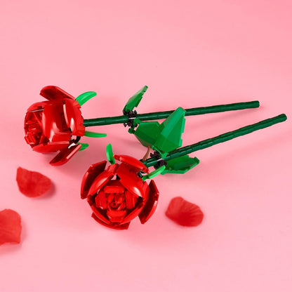 Roses Building Kit for Kids & Home Decor – Gift for Flower Lovers - Trenduff