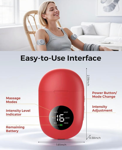 Wireless TENS Unit – Portable Muscle Stimulator for Body Comfort - Trenduff