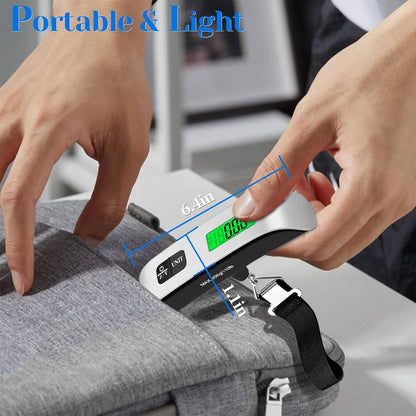 Digital Luggage Scale – Accurate Travel Weight Scale with LED Display - Trenduff