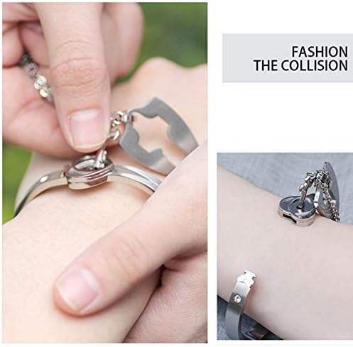 Lock Bracelet & Key Necklace – Titanium Couples Jewelry - Trenduff