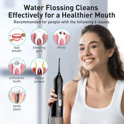 Water Dental Flosser – Cordless Oral Irrigator for Deep Teeth Cleaning - Trenduff