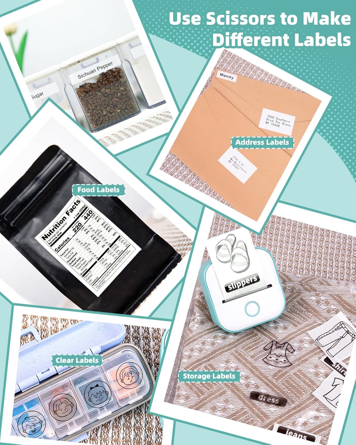 Mini Sticker Printer – Portable Thermal Bluetooth Printer for School & Home - Trenduff