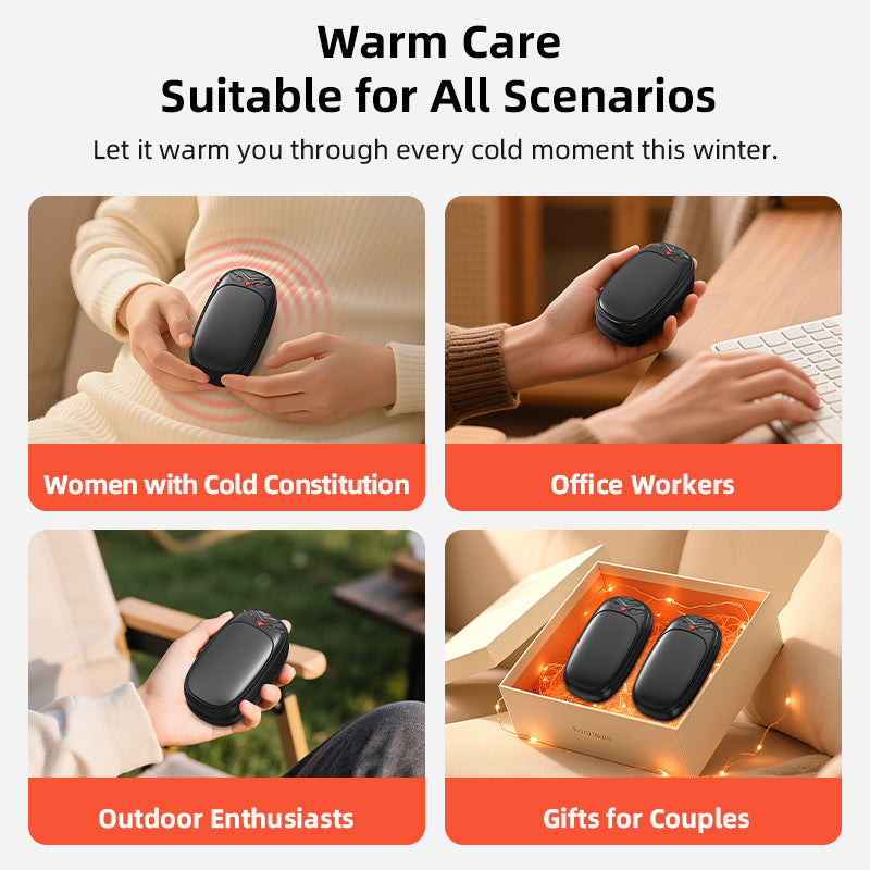 Rechargeable Magnetic Hand Warmer – Fast Heating Winter Warmer - Trenduff