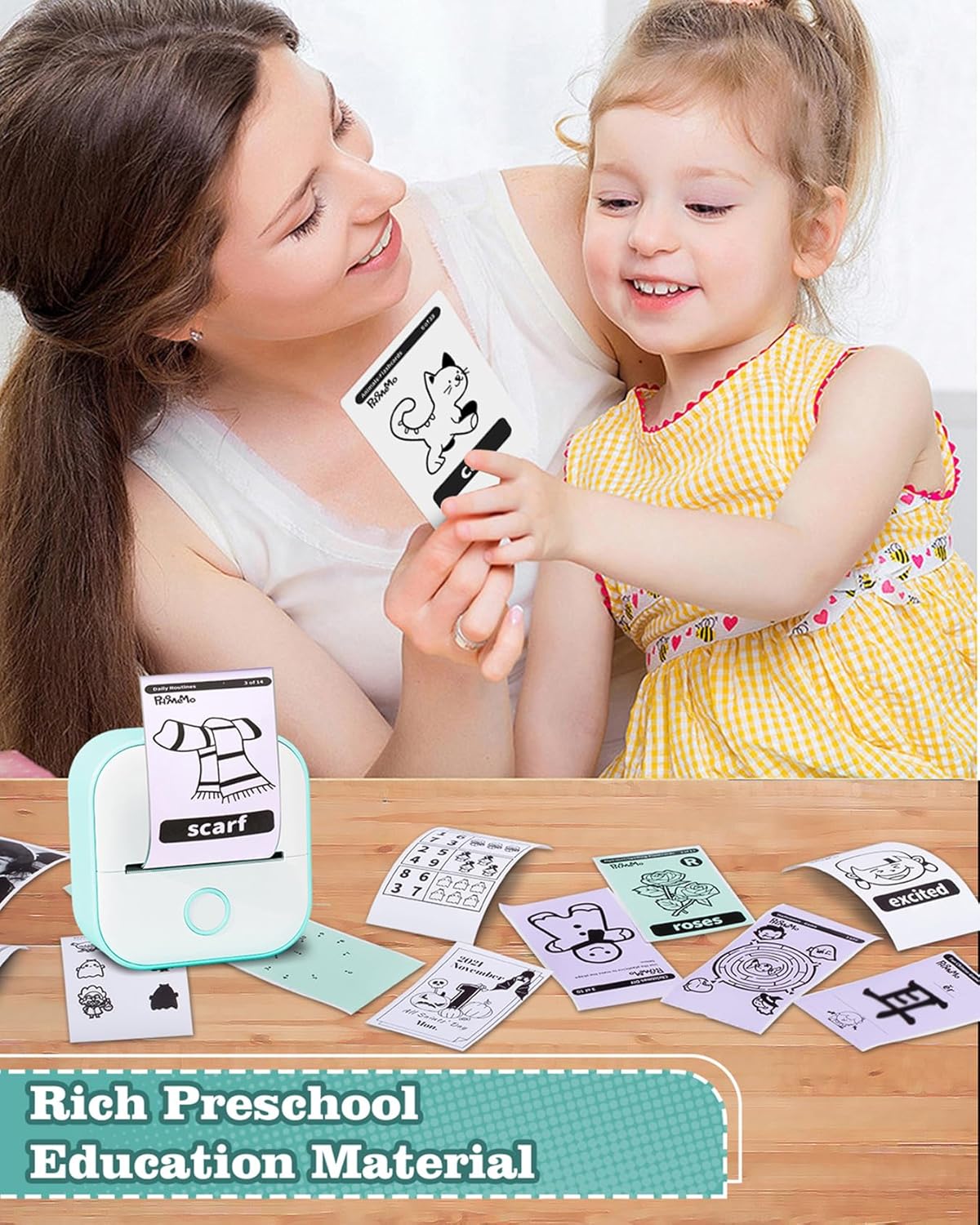 Mini Sticker Printer – Portable Thermal Bluetooth Printer for School & Home - Trenduff
