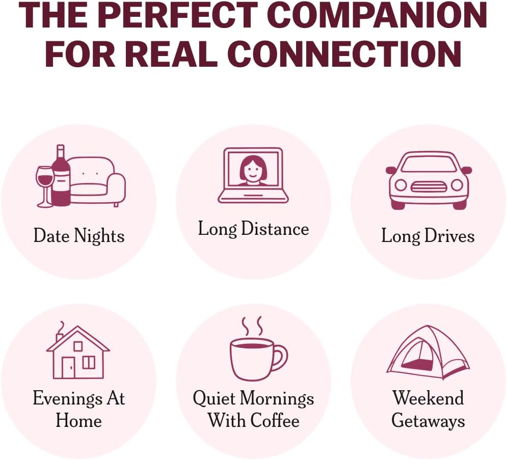 Couples Conversation Starter Cards – Deep Connection Date Night Game - Trenduff