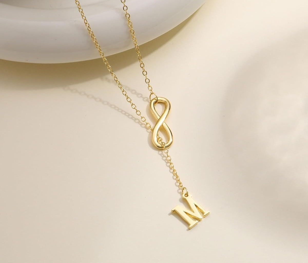 26 Letter Heart-Shaped Y Necklace – Personalized Initial Pendant Jewelry