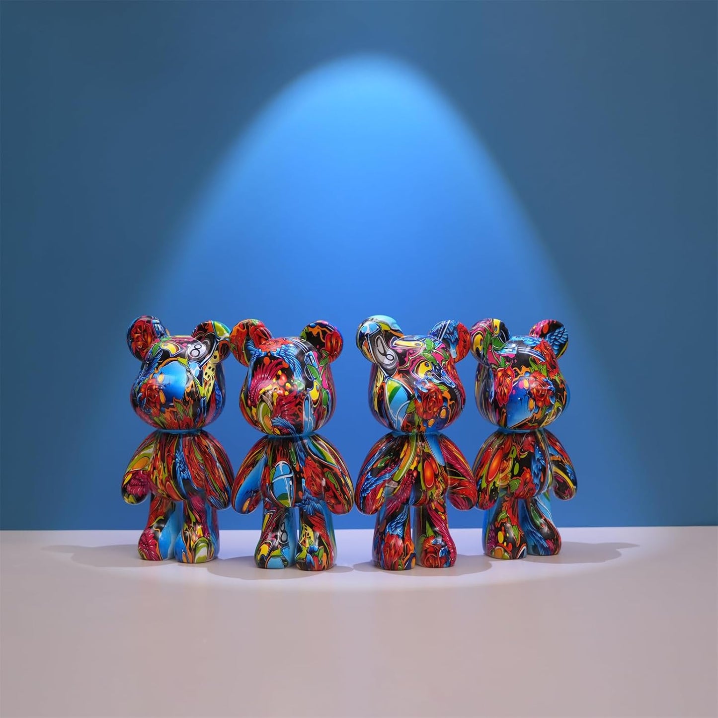 Resin Bear Statue Decor – Modern Animal Sculpture for Home - Trenduff