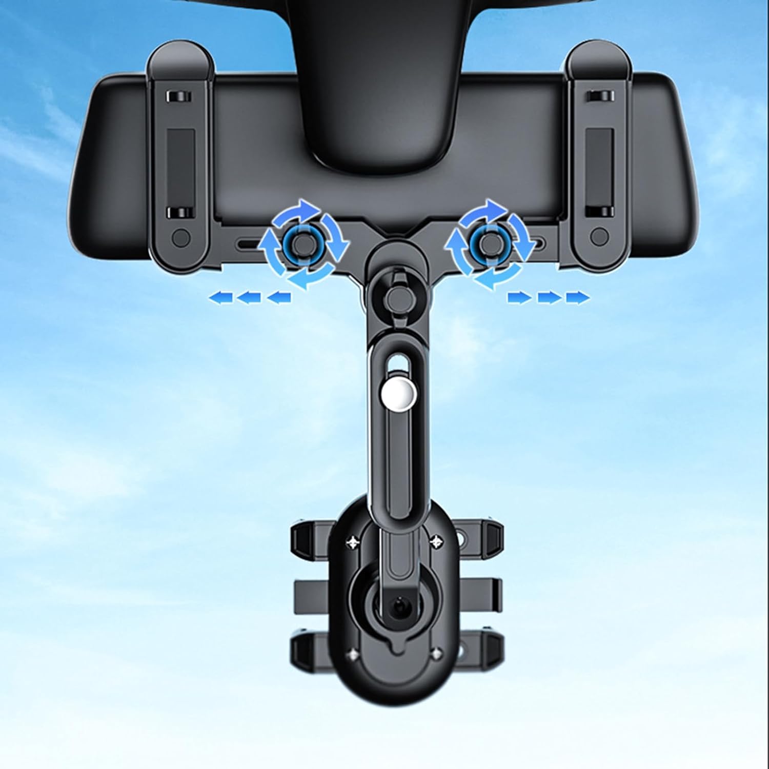 Rear View Mirror Car Phone Holder – Rotatable & Stable Mount - Trenduff