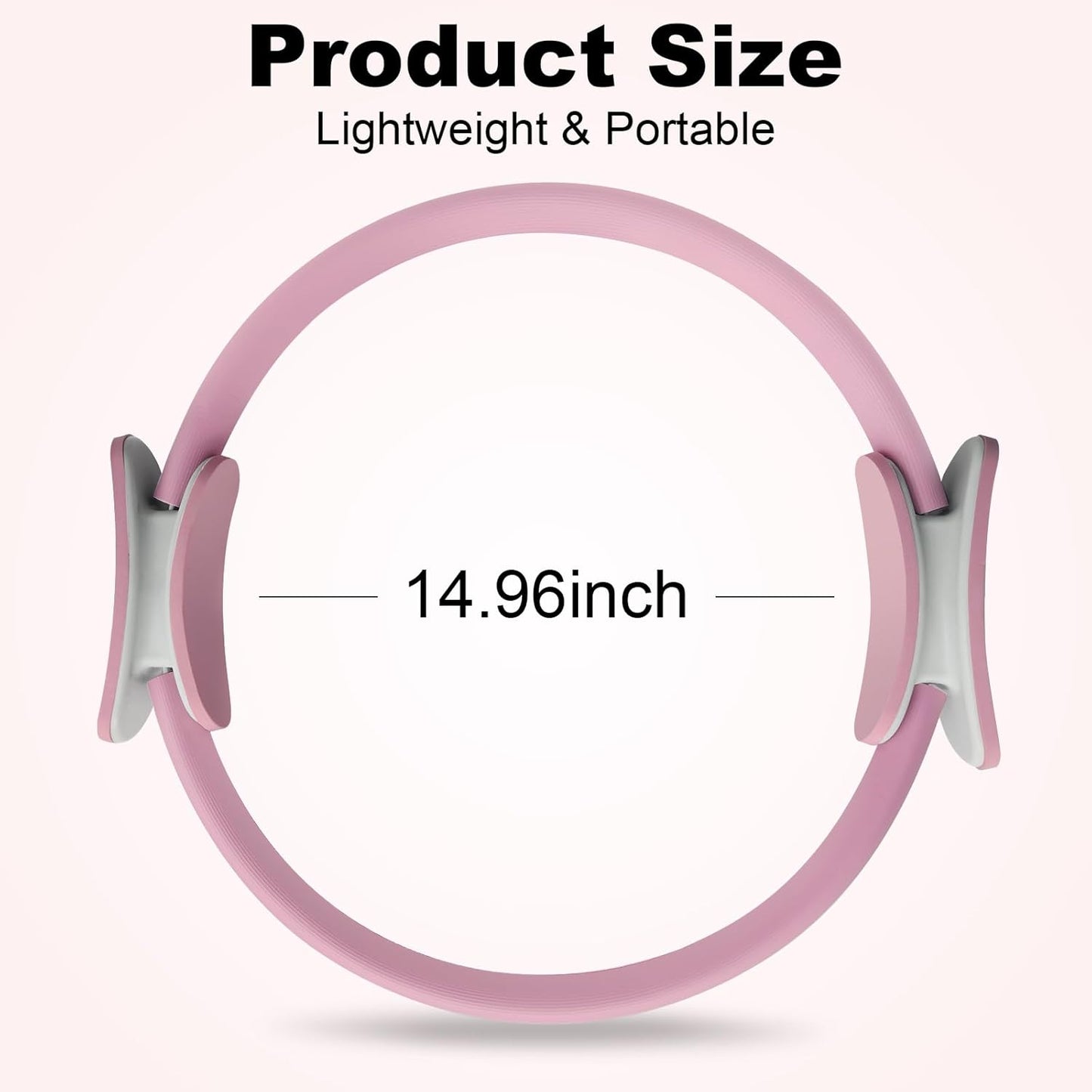 Fitness Circle Pilates Ring – 14 Inch Toning Ring for Home Workouts - Trenduff