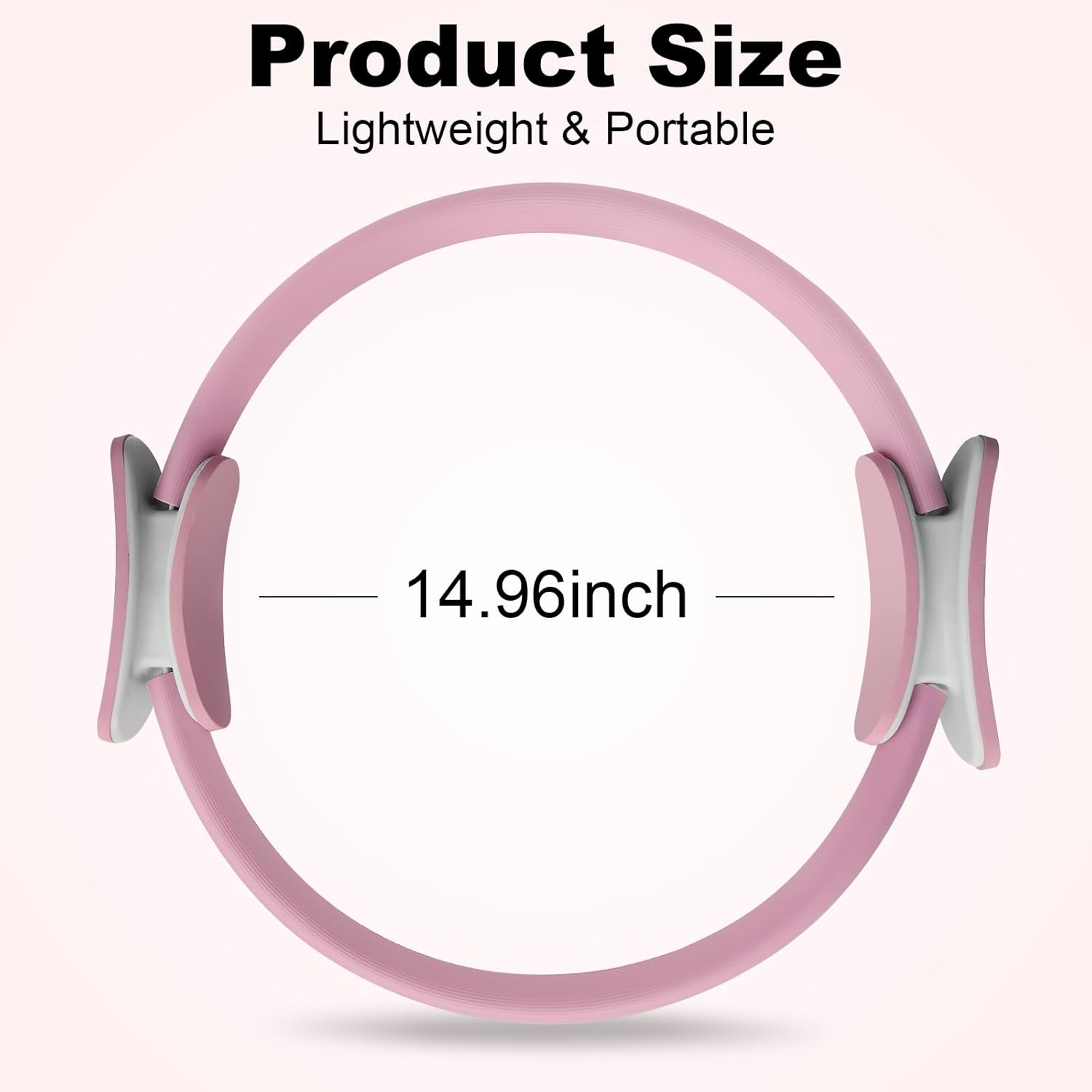 Fitness Circle Pilates Ring – 14 Inch Toning Ring for Home Workouts - Trenduff