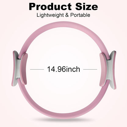 Fitness Circle Pilates Ring – 14 Inch Toning Ring for Home Workouts - Trenduff