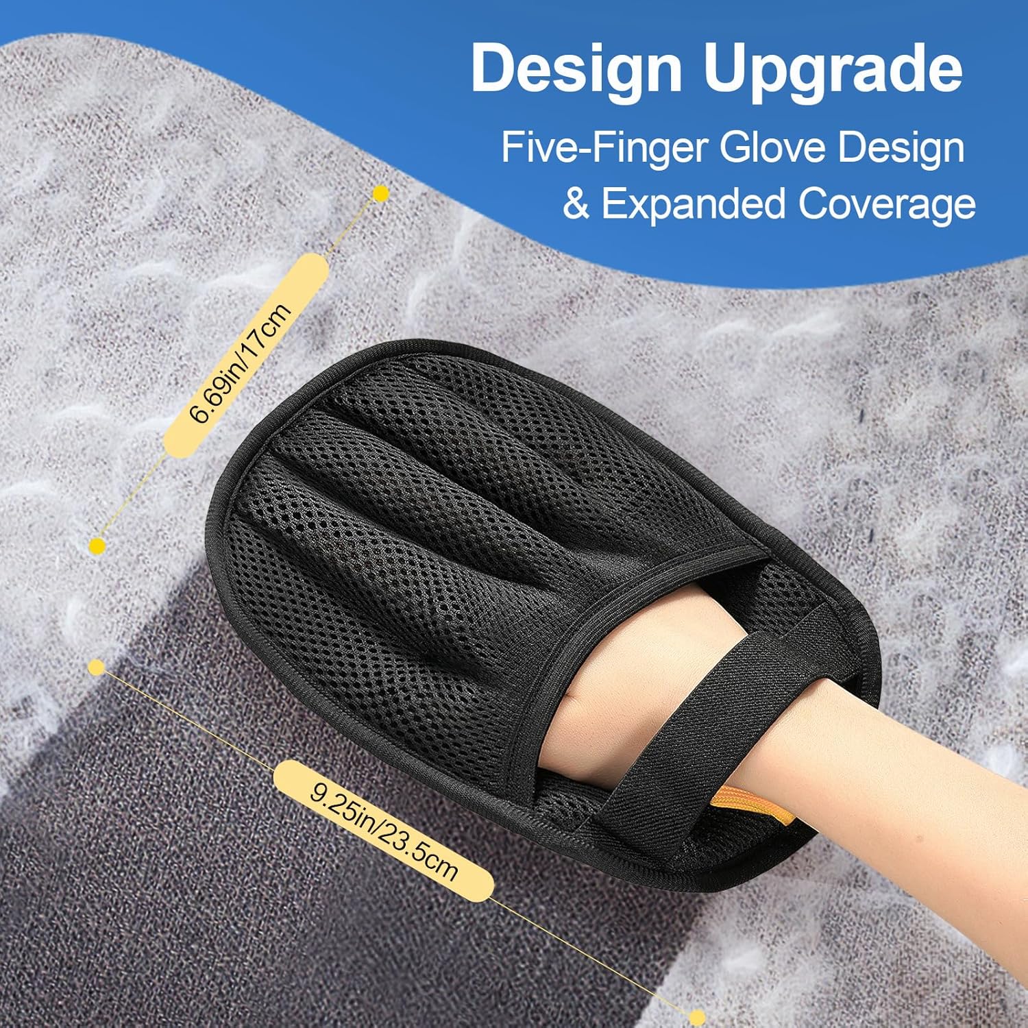 Pet Hair Removal Glove – Reusable Electrostatic Cleaner for Cats & Dogs - Trenduff