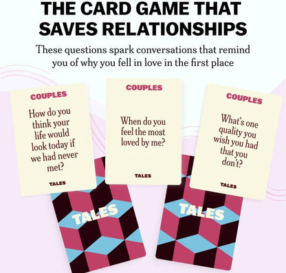 Couples Conversation Starter Cards – Deep Connection Date Night Game - Trenduff