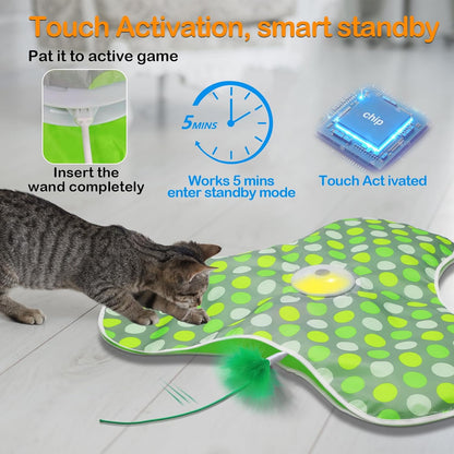 Interactive Cat Toy Rechargeable – Smart Self Play Toy for Indoor Cats - Trenduff