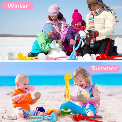 Snowball Maker 4 Pack – Fun Winter Snow Toys with Handle - Trenduff