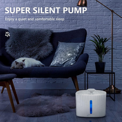 Cat Water Fountain – Automatic Flow Pet Feeder Bowl - Trenduff