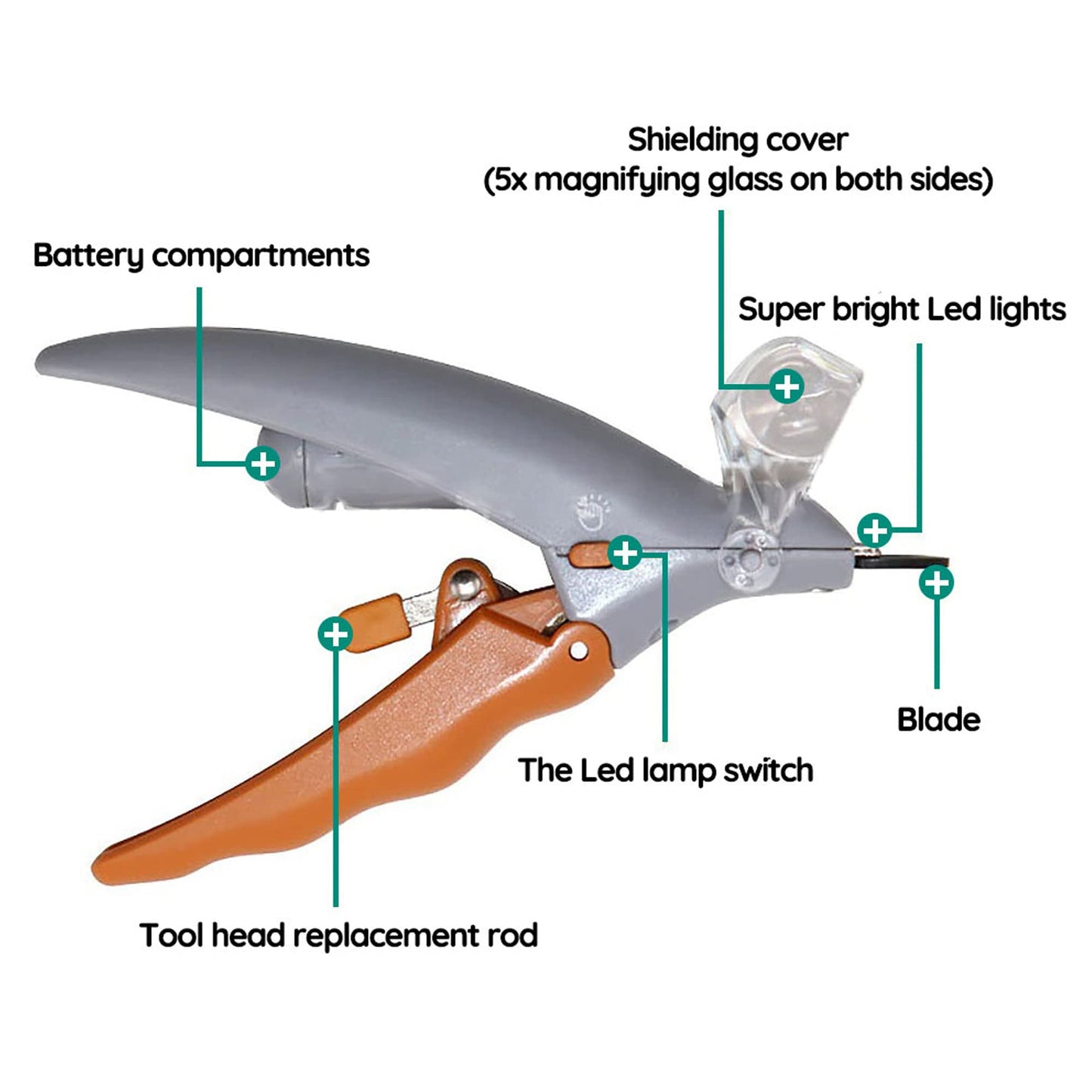 Dog’s & Cat’s Nail Clipper with Quick Sensor – Safe Grooming for Pet