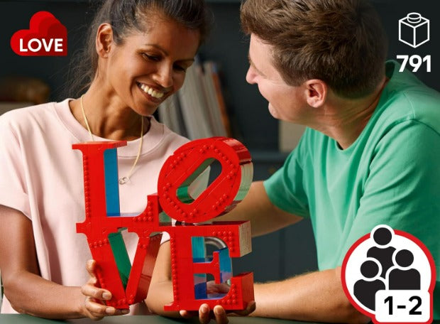 Love Collectible Building Set – DIY Home Decor Gift for Adults