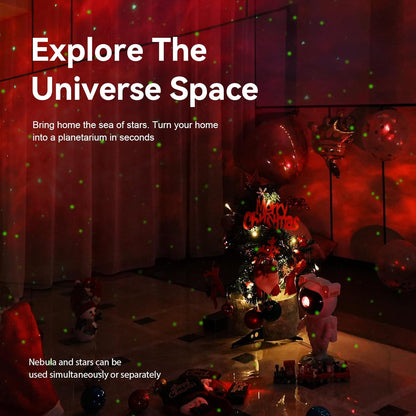 Astronaut Star Projector Galaxy Night Light for Bedroom Decor - Trenduff