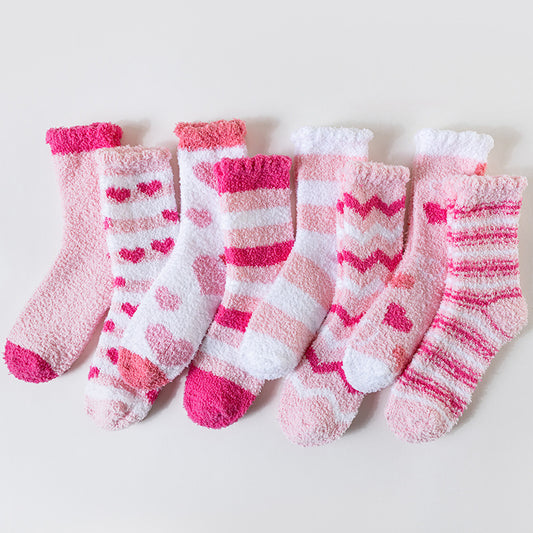 Women’s Fuzzy Slipper Socks – Cozy Warm Winter Fleece Socks - Trenduff