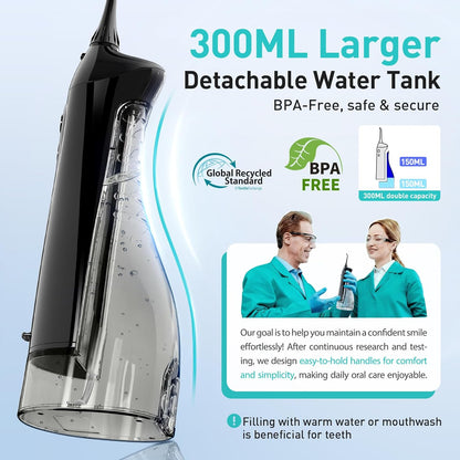 Water Dental Flosser – Cordless Oral Irrigator for Deep Teeth Cleaning - Trenduff