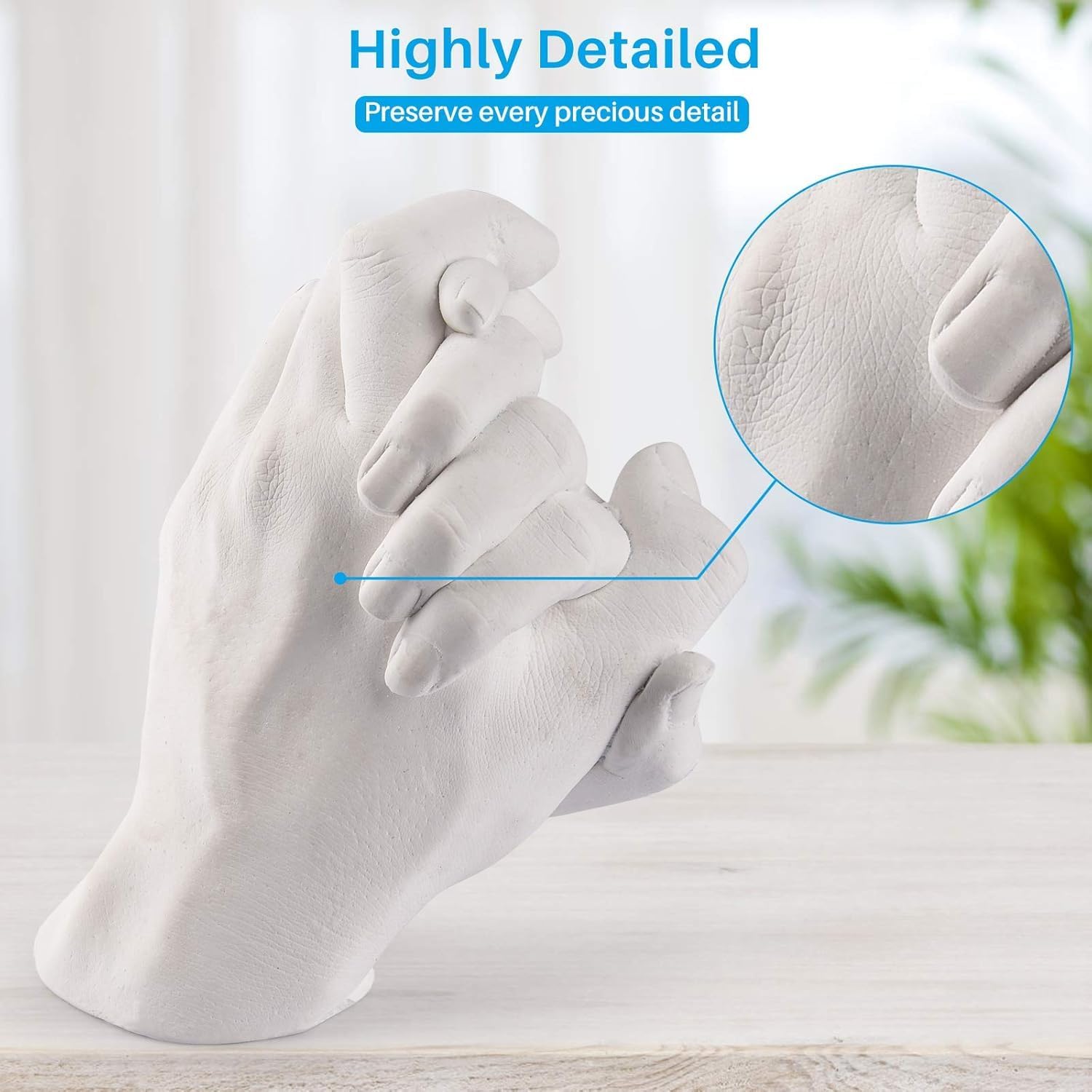 Hands Casting Kit for Couples – DIY Plaster Hand Mold for Memories - Trenduff