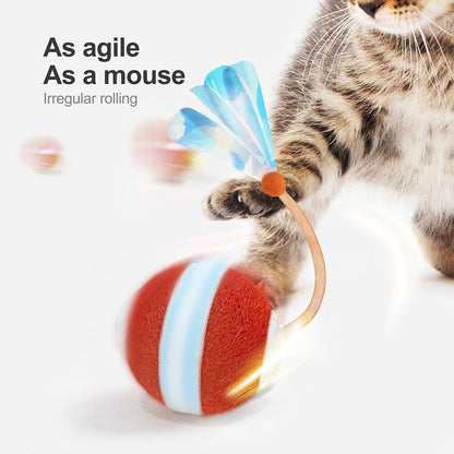 Interactive Cat Toy Ball – Motion Activated Play for Indoor Cats - Trenduff