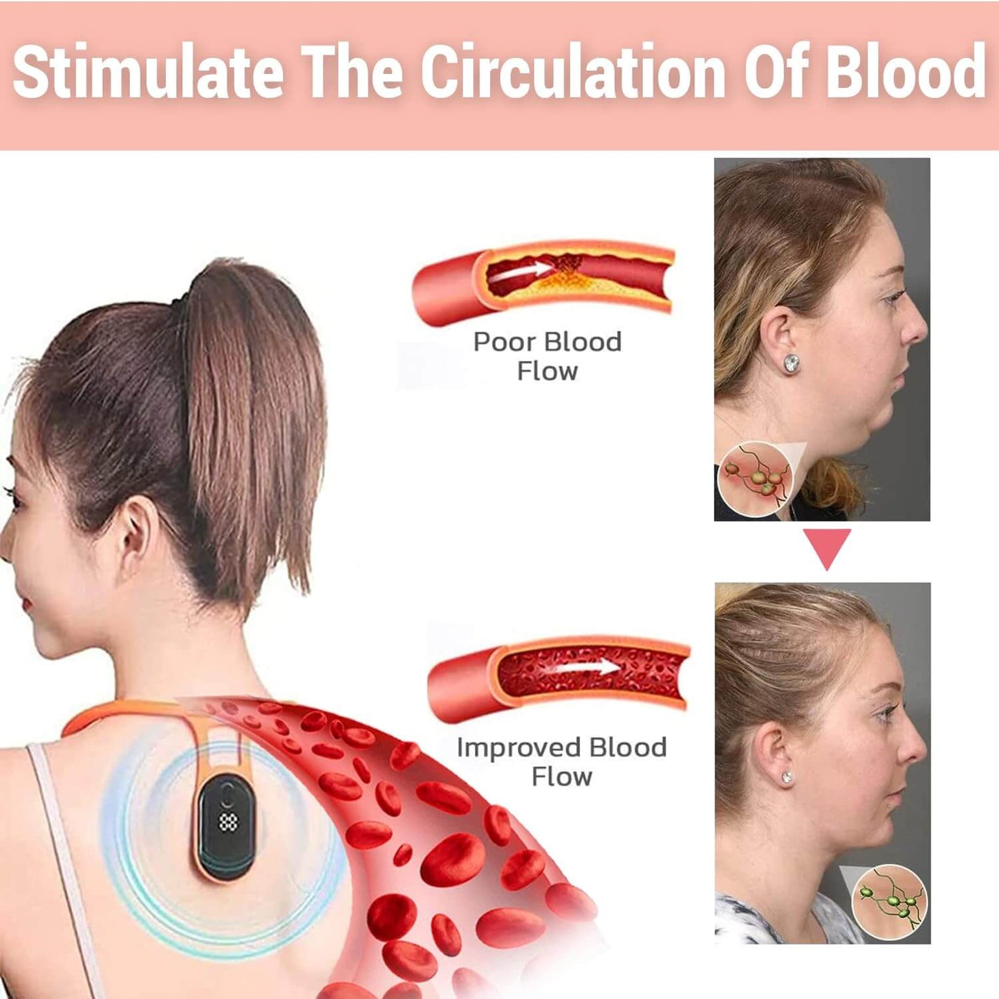 Ultrasonic Posture Corrector – Smart Neck Support & Pain Relief