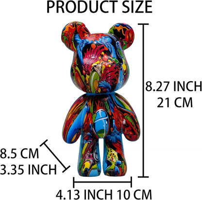 Resin Bear Statue Decor – Modern Animal Sculpture for Home - Trenduff