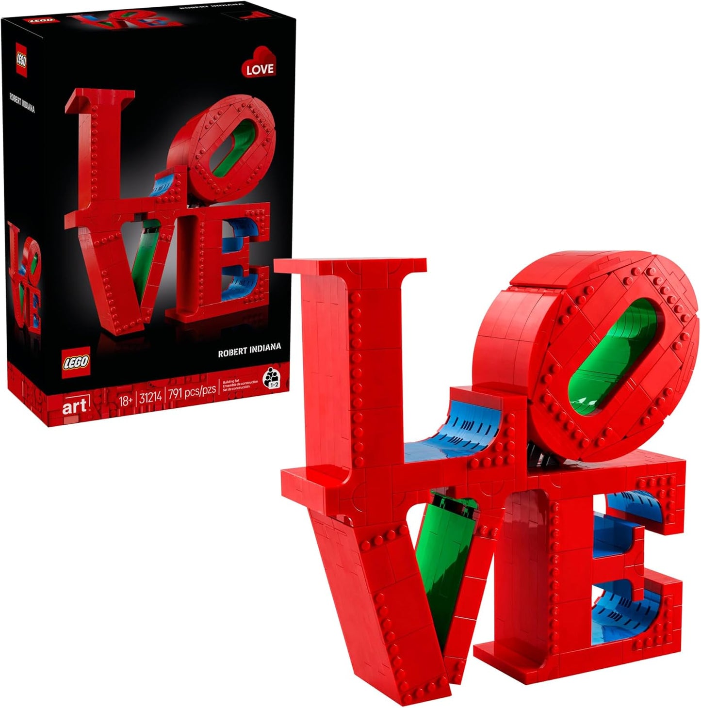 Love Collectible Building Set – DIY Home Decor Gift for Adults