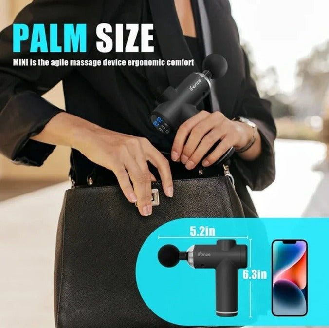 Portable Mini Massage Gun – Deep Tissue Muscle Relief Tool - Trenduff