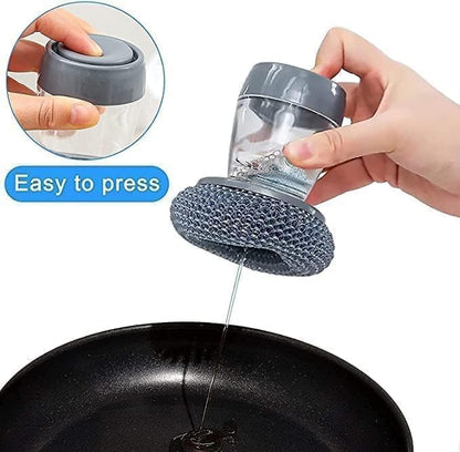 Soap Dispensing Dish Brush – 2-in-1 Kitchen Scrubber - Trenduff