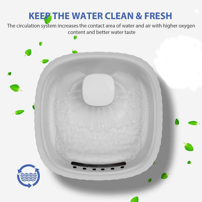 Cat Water Fountain – Automatic Flow Pet Feeder Bowl - Trenduff