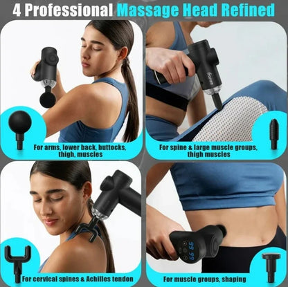Portable Mini Massage Gun – Deep Tissue Muscle Relief Tool - Trenduff